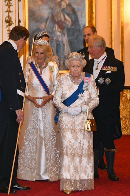 Кейт Миддлтон, принц Уильям, герцогиня Корнуольская Камилла, королева Елизавета II, принц Чарльз