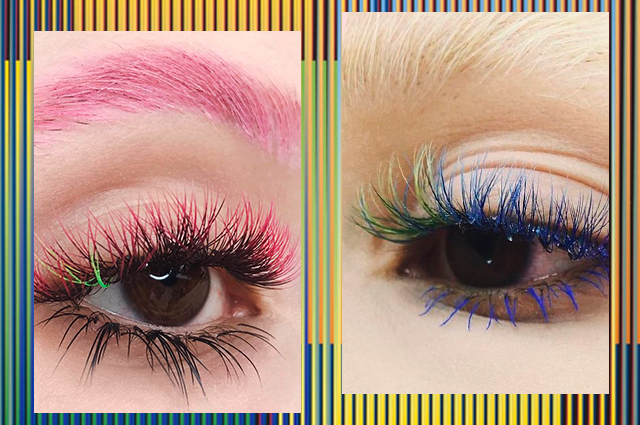 Тренд из Instagram: ресницы всех цветов радуги