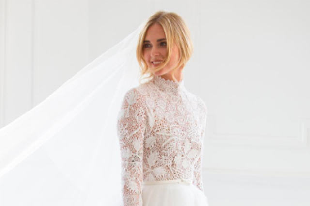 Моя большая итальянская свадьба: Кьяра Ферраньи вышла замуж в платье от Dior Couture