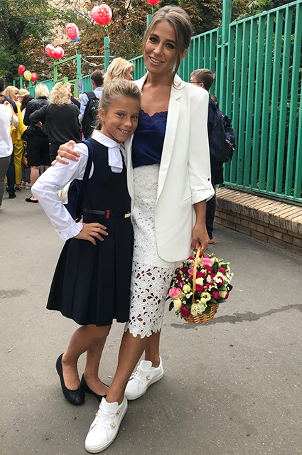 Юлия Барановская с дочерью Яной