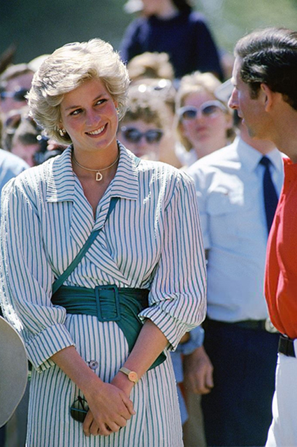 Принцесса Диана на благотворительном матче по поло в Мельбурне, 1985 год