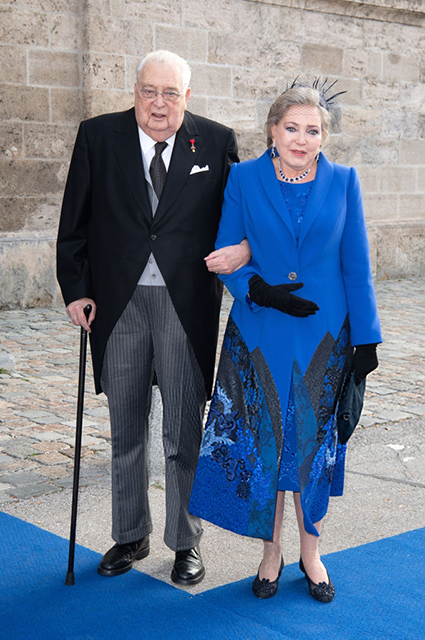 Карл Герцог фон Вюртемберг с женой принцессой Дианой Орлеанской