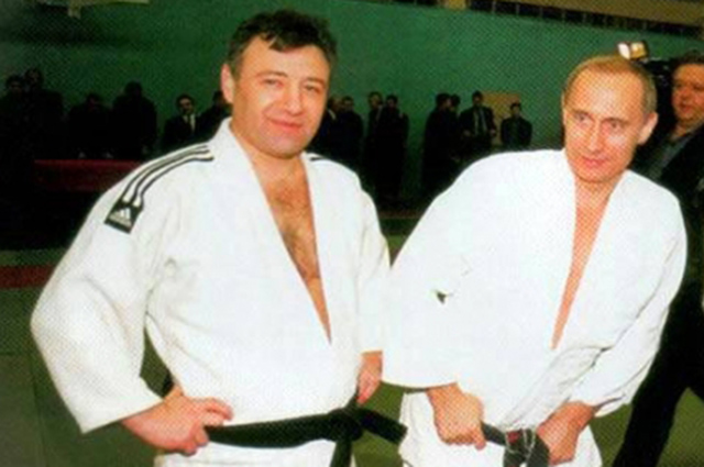Аркадий Ротенберг и Владимир Путин