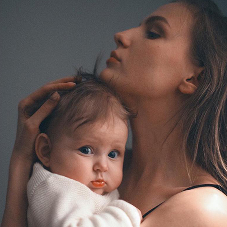 Маруся Фомина с дочерью