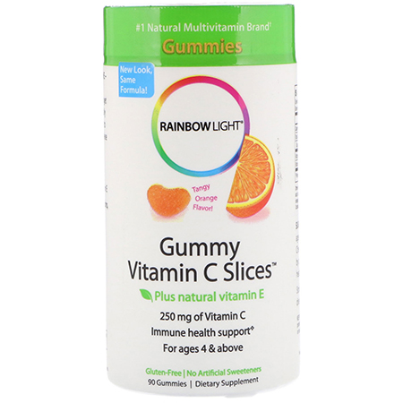 Витамины Gummy Vitamin C Slices, Rainbow Light