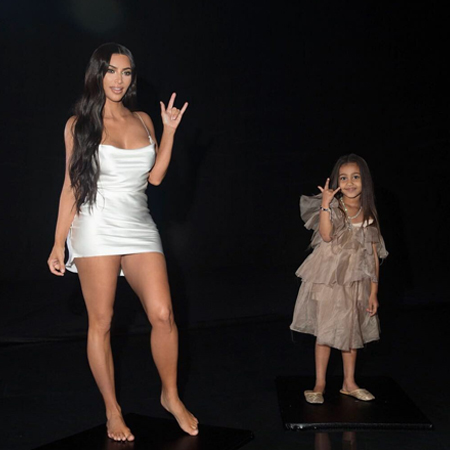 Ким Кардашьян с дочерью Норт