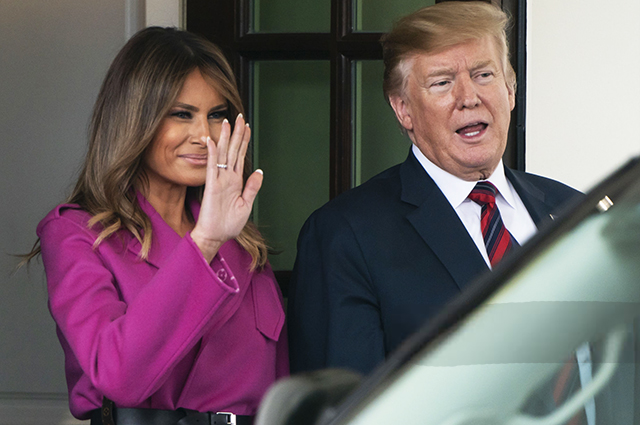 Переговоры и экскурсия по Белому дому: Мелания и Дональд Трамп на встрече с президентом Кореи
