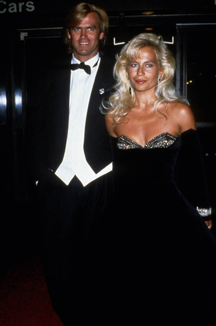 С мужем Полом Беком, 1989 год