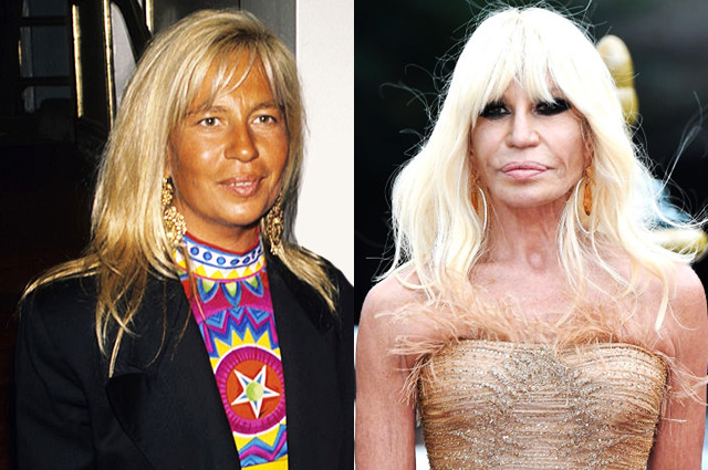 Блонд, золото, принты: модные образы Донателлы Версаче с конца 80-х до наших дней