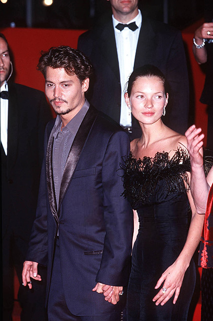 Джонни Депп и Кейт Мосс, 1998 год