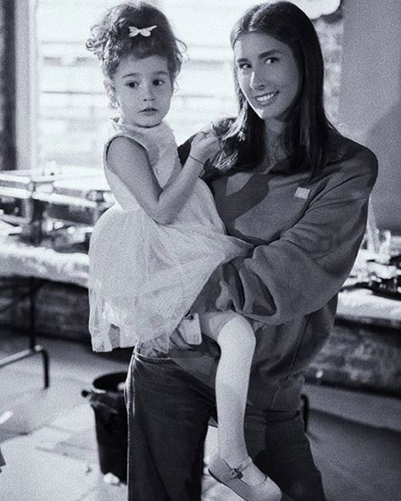 Кети Топурия с дочерью